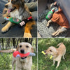 Funny Plush Dog Toys Beer Bottle Shaped Small Large Dogs Squeak Sound Clean Teeth Chew Toy Pets Interactive Playing Supplies